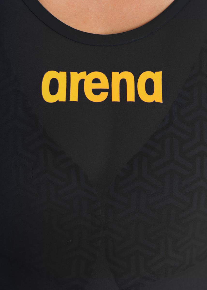 Arena Powerskin Carbon Glide Openback Kneesuit - Black / Gold