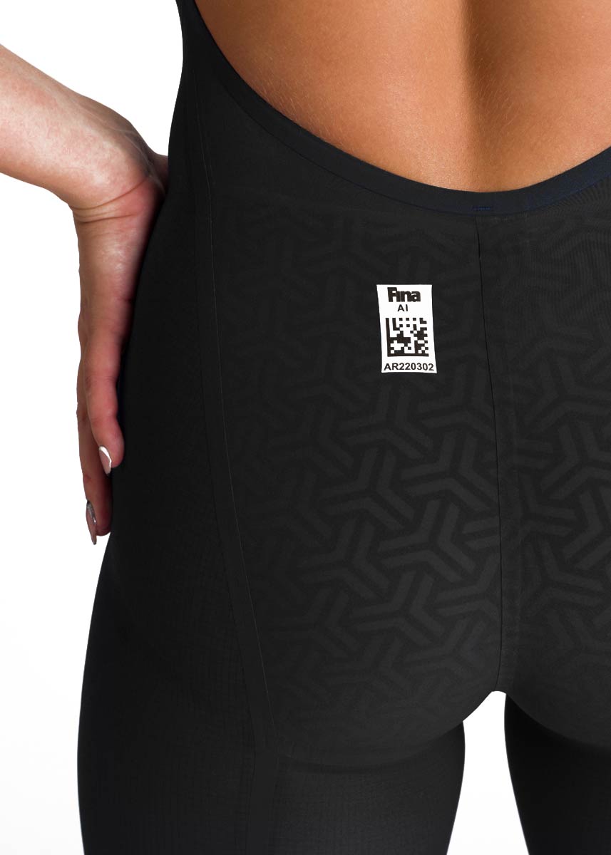 Arena Powerskin Carbon Glide Openback Kneesuit - Black / Gold