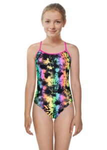 Zoggs Girl's Dreamer Lattice Back Swimsuit