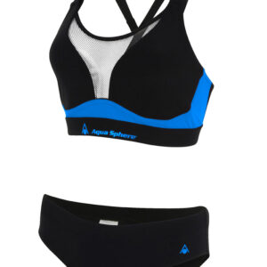 Aqua Sphere Women's Kuma Swim Bikini - Black / Blue