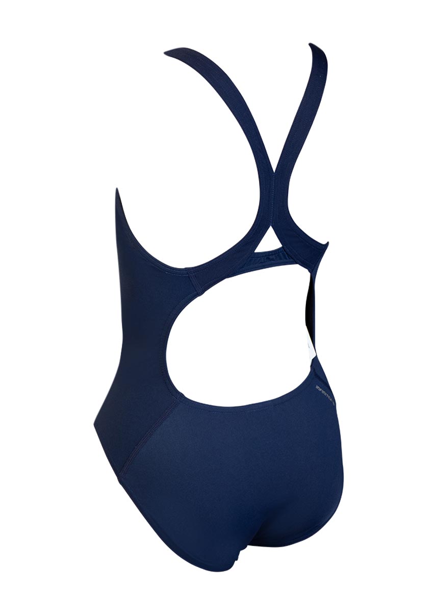 Adidas Girls Adiclub Swimsuit - Blue-brand