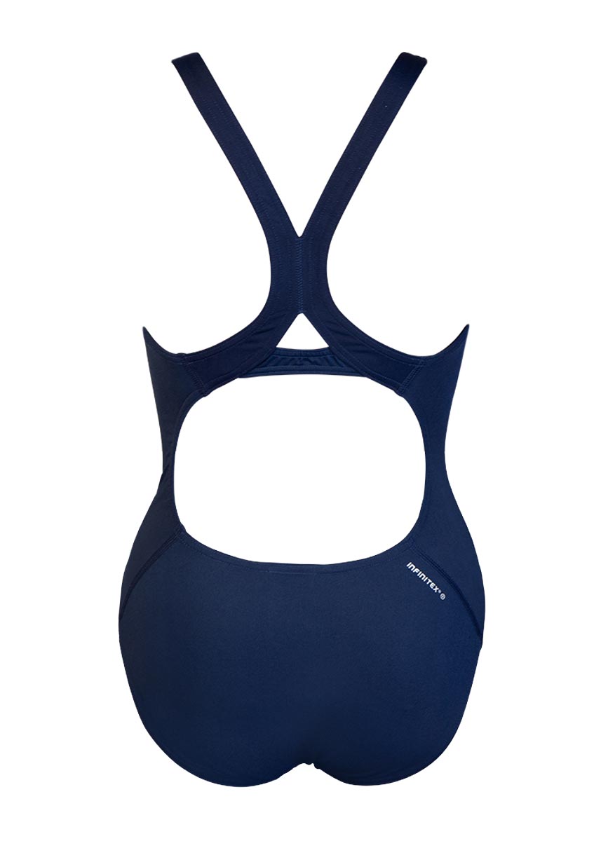 Adidas Girls Adiclub Swimsuit - Blue-535968