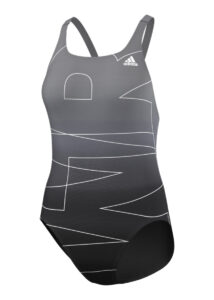 Adidas Girl's INFINITEX Swimsuit - Black / White