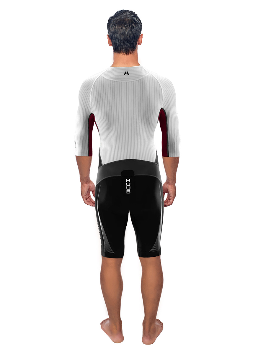 HUUB Men's Anemoi Aero Tri Suit - Black / White-brand