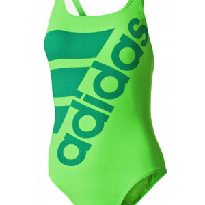 Adidas Girls Graphics Clubline Swimsuit - Solar Green