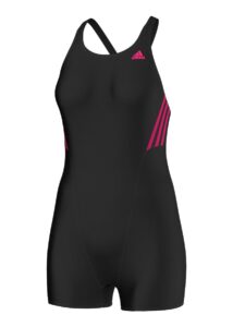 Adidas Girls Infinitex 3-stripe Legsuit - Black / Pink