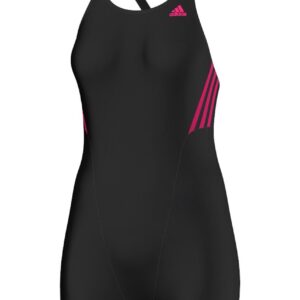 Adidas Girls Infinitex 3-stripe Legsuit - Black / Pink-0