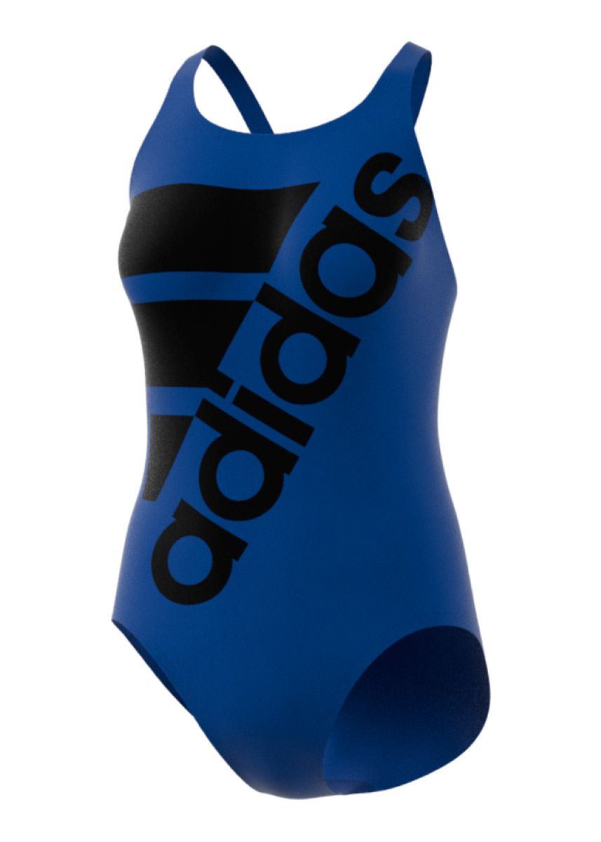 Adidas Girls Infinitex+ Swimsuit - Royal Blue / Black-0