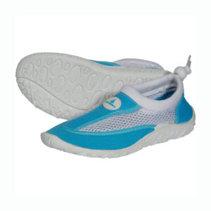 Aquasphere Junior Cancun Pool Shoes - Turquoise/White-0