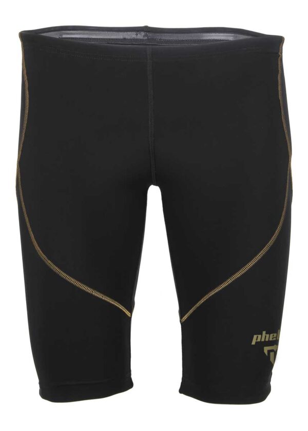 Phelps Men's MPULSE Jammer - Black/Gold-0