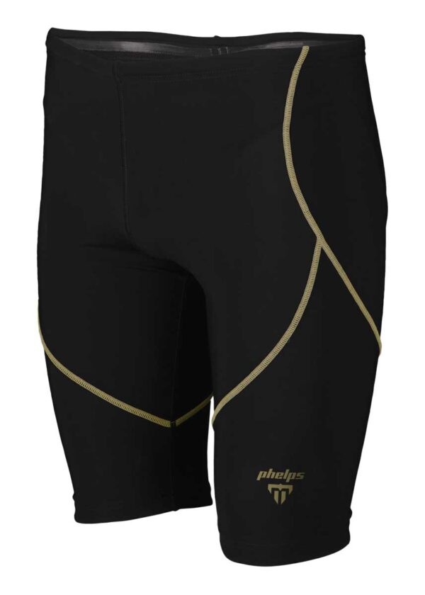 Phelps Boy's MPULSE Jammer - Black/Gold-0