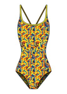 HUUB Women's Vivid Print Swimsuit