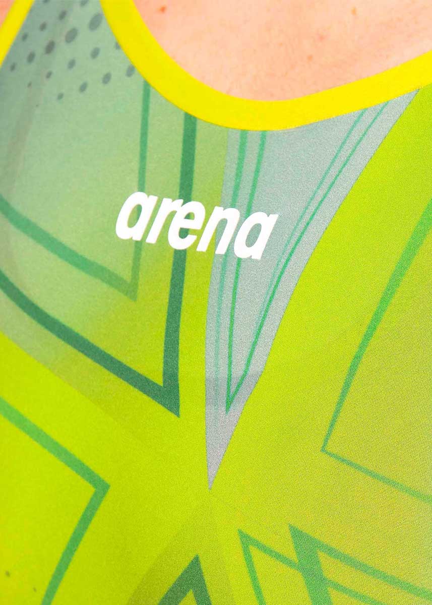 Arena Limited Edition Powerskin R-Evo One Kneeskin - Green Glass-554791
