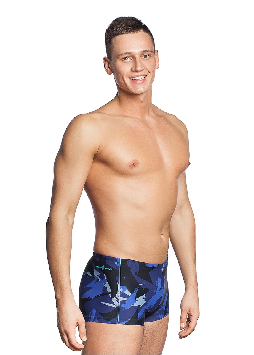 Mad Wave Men's Sanford Swim Shorts - Blue-534909