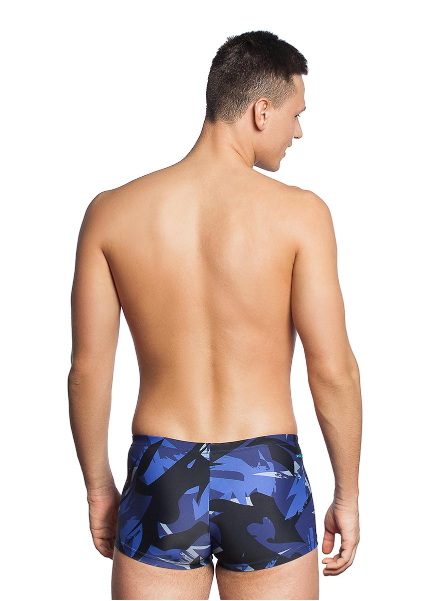 Mad Wave Men's Sanford Swim Shorts - Blue-brand