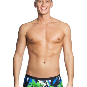 Mad Wave Men's Stern Swim Shorts - Multi-0