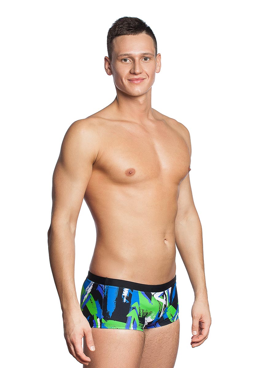 Mad Wave Men's Stern Swim Shorts - Multi-534912