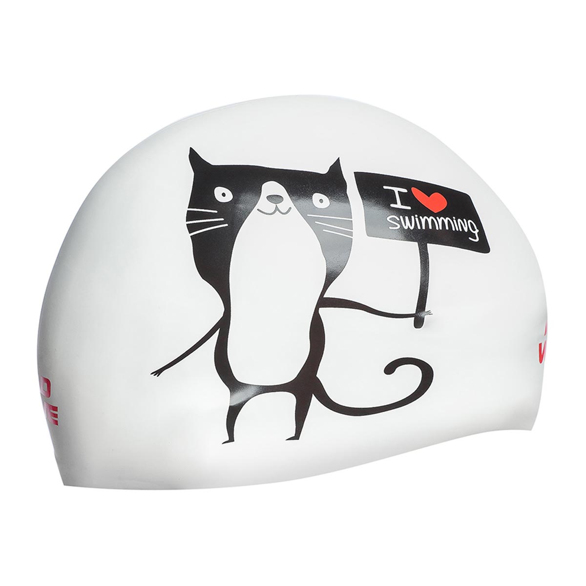 Mad Wave Ghost Silicone Reversible Cap - Black / White-brand