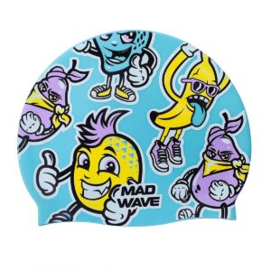 Mad Wave Fun Silicone Cap - Azure-0