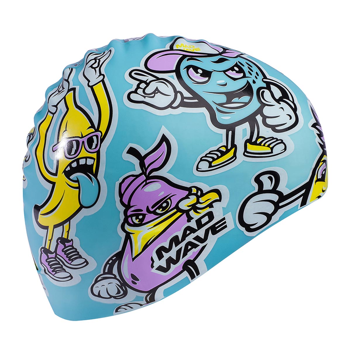 Mad Wave Fun Silicone Cap - Azure-534987