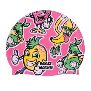 Mad Wave Fun Silicone Cap - Pink-0