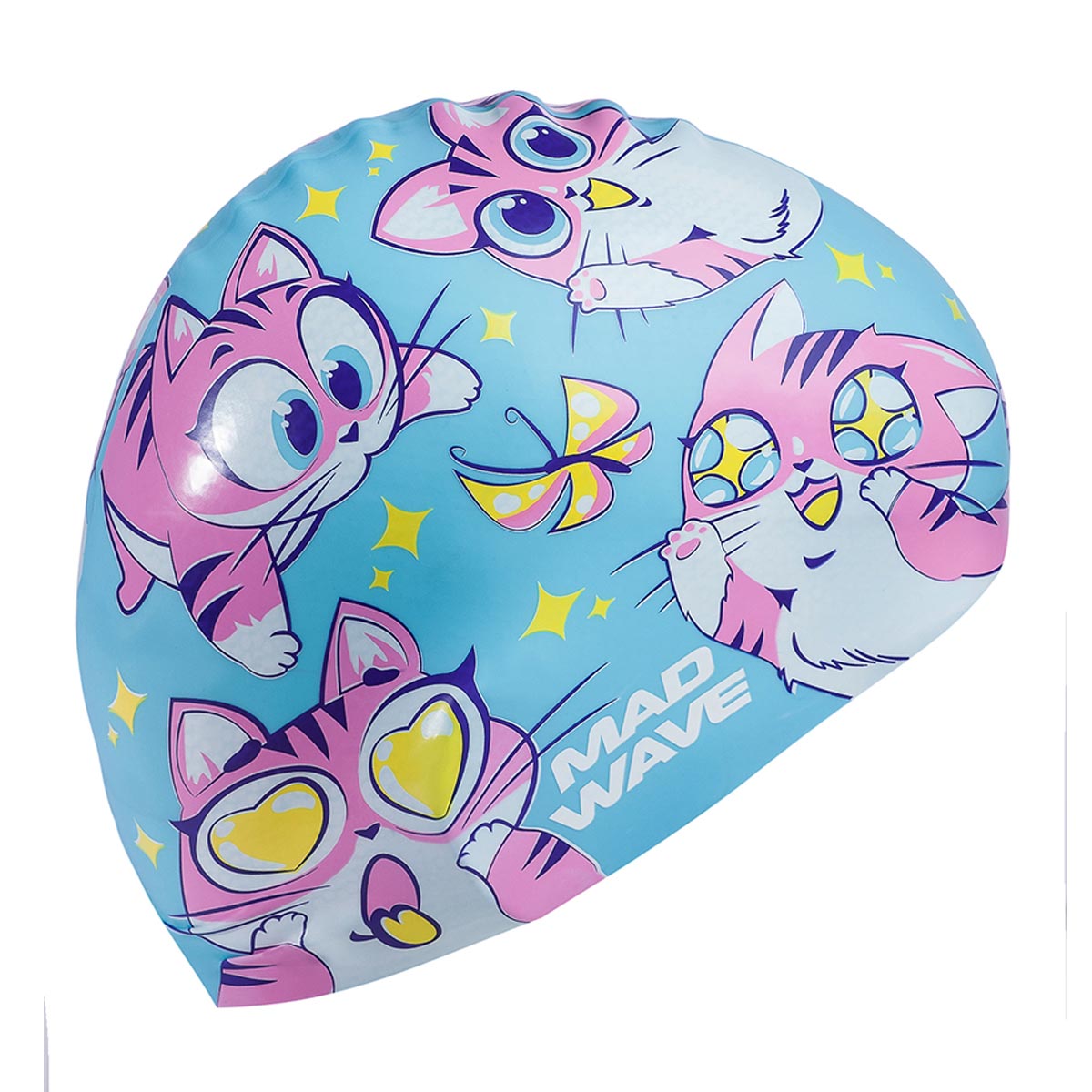 Mad Wave Fluffy Silicone Cap - Azure-535001