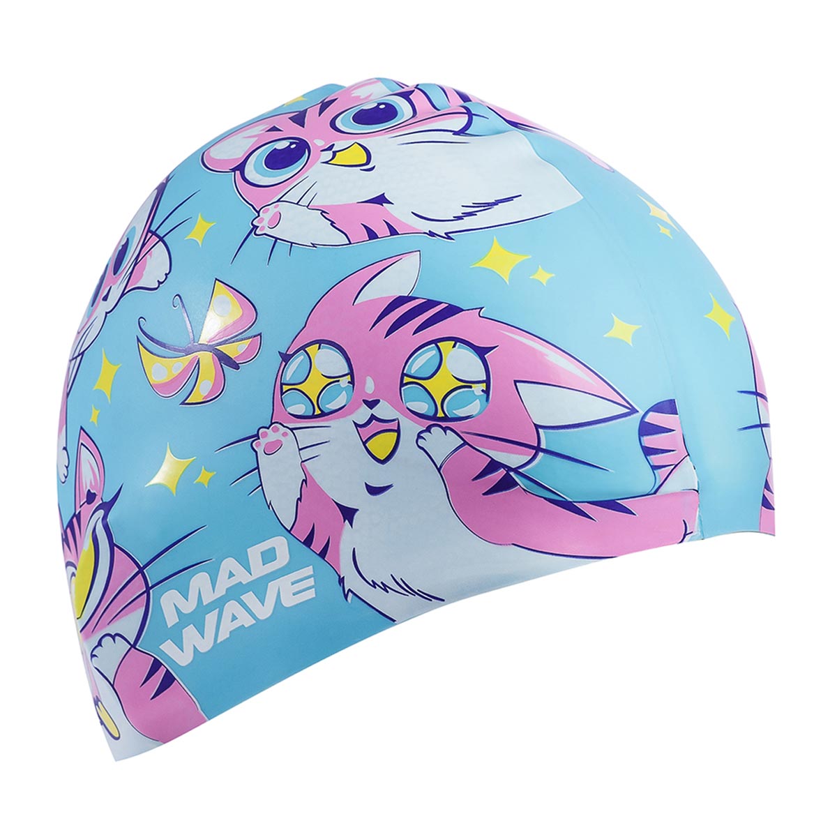Mad Wave Fluffy Silicone Cap - Azure-brand