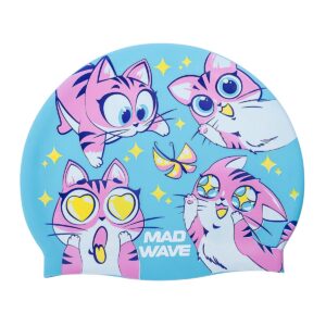Mad Wave Fluffy Silicone Cap - Azure-0