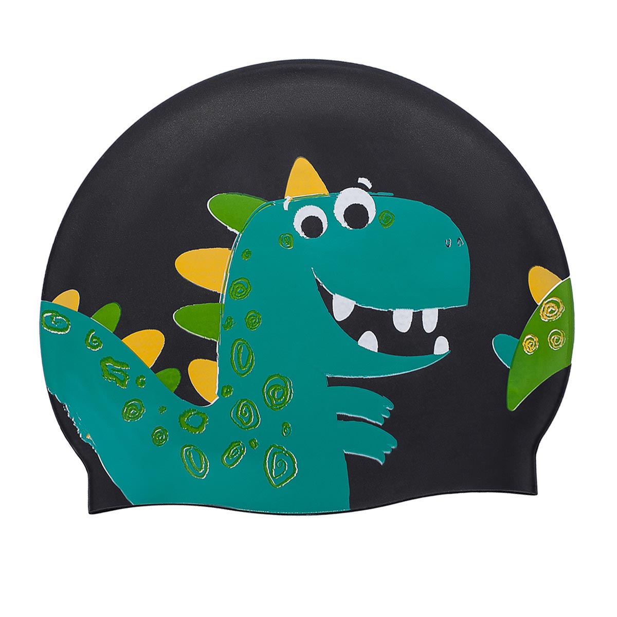 Mad Wave Dino Silicone Cap - Black-535078