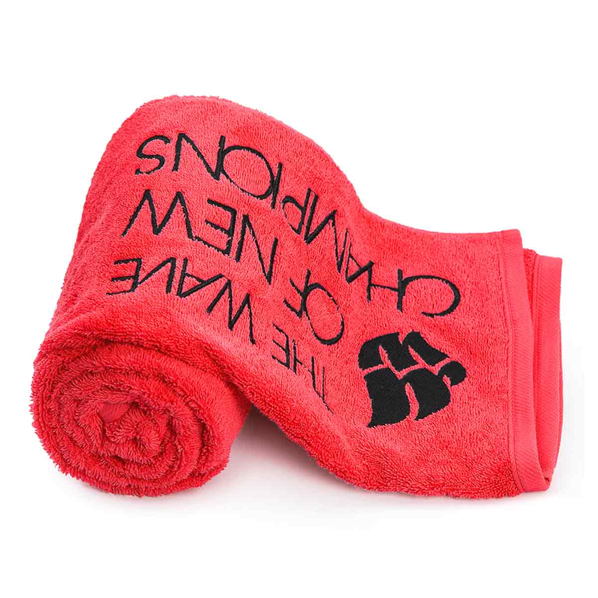Mad Wave Wave Towel Large - Red-brand