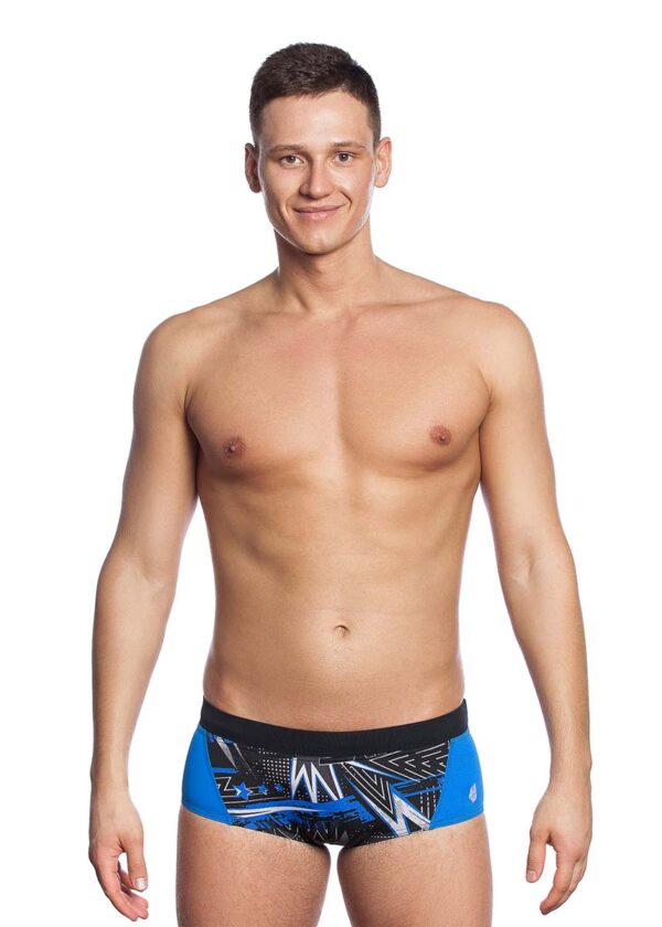 Mad Wave Men's Rock Swim Trunks - Blue