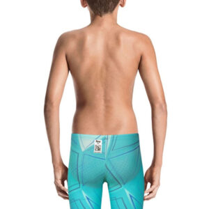 Arena Boys Limited Edition Powerskin R-Evo One Junior Jammer – Blue Glass