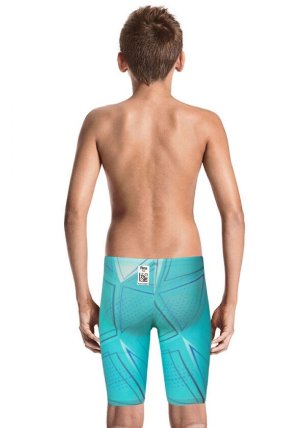 Arena Boys Limited Edition Powerskin R-Evo One Junior Jammer – Blue Glass