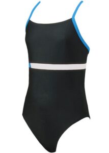 Blueseventy Girl's Spectra Swimsuit - Black / Blue / White