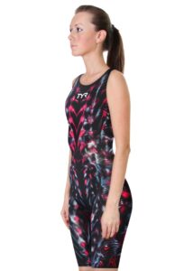 TYR Venzo Genesis Closed Back Kneeskin - Steel Red