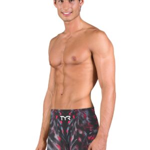 TYR Venzo Genesis High Waist Jammer - Steel Red-0