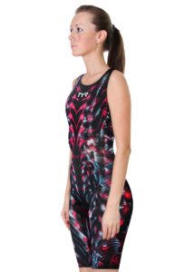 TYR Venzo Genesis Open Back Kneeskin - Steel Red