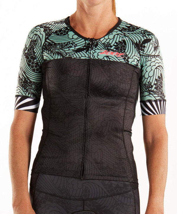 Zoot Suit Womens Tri Ltd Tokyo Short Sleeve Aero Jersey-0