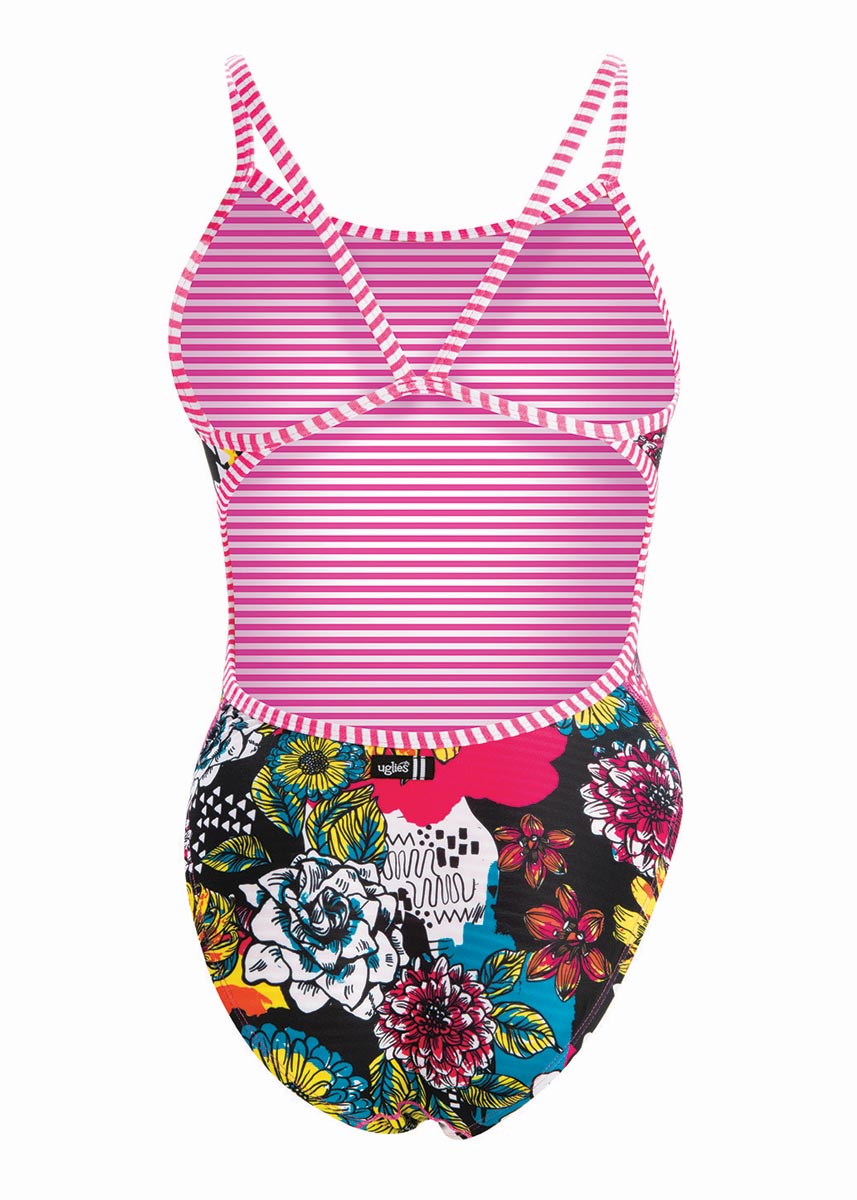 Uglies Sugar Skull String Back Swimsuit