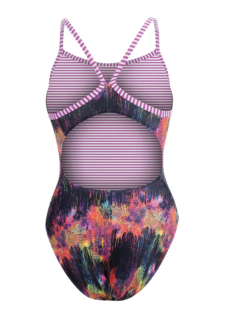 Dolfin Womens City Lights V-2 Back Swimsuit-brand