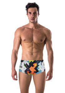 Turbo Men's Flexie Super Tank Plus Briefs - Multicoloured
