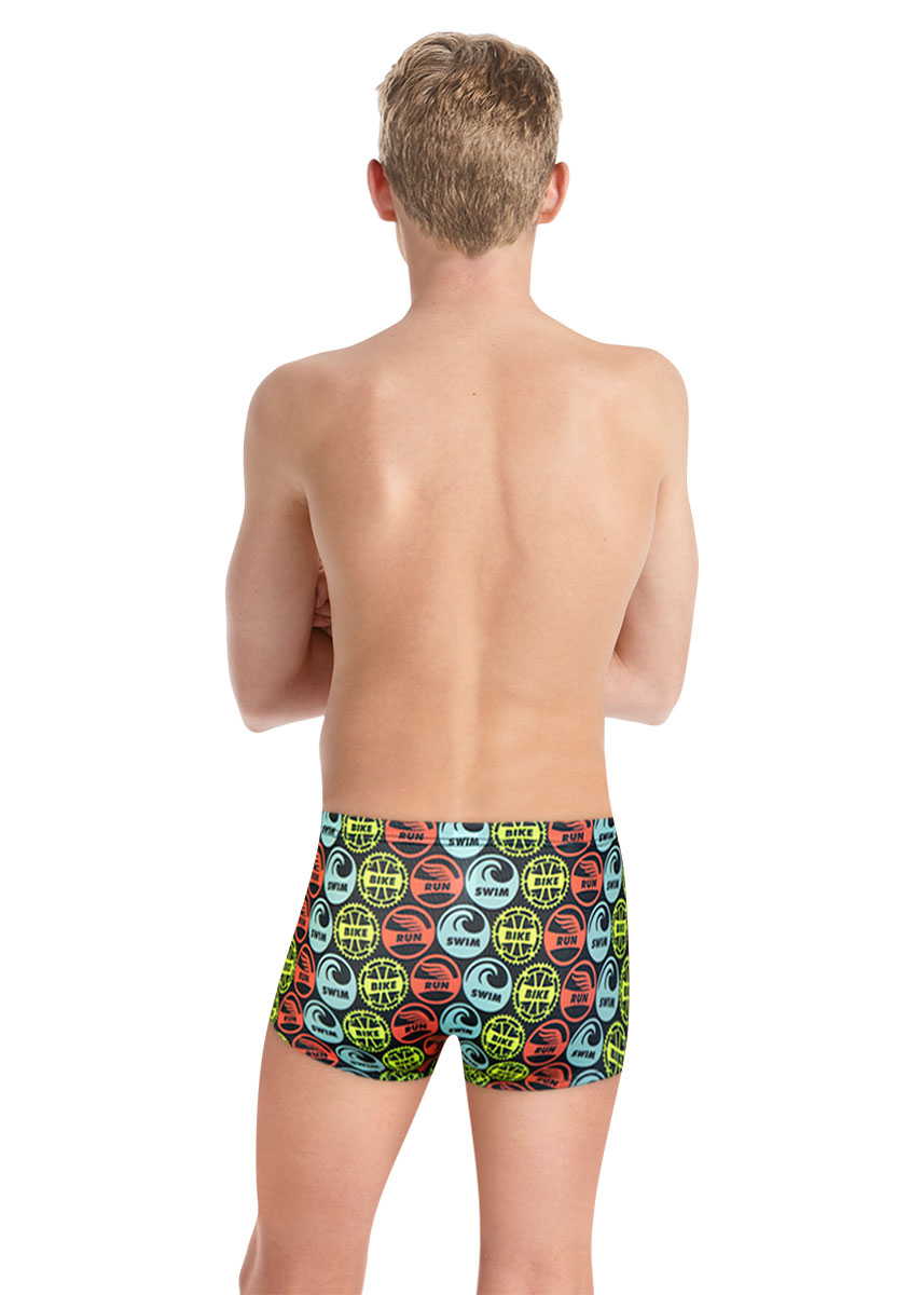 Turbo Boy's Tribal Super Tank Trunks - Multicoloured-brand