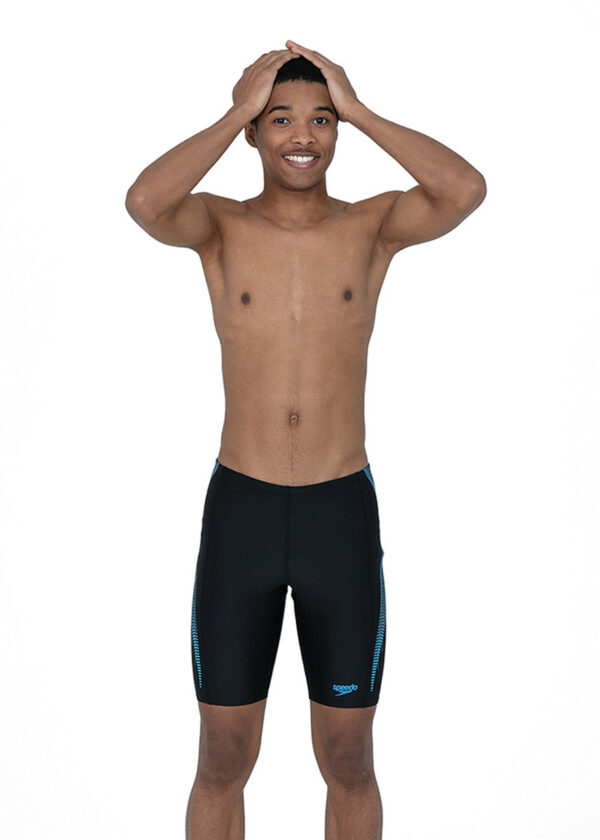 Speedo Men's Tech Panel Jammer - Speedo Black / Nordic Teal-0