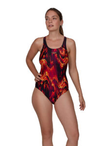 Speedo Women's ColourWild Allover Powerback Swimsuit