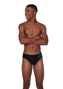 Speedo Men's Tech Placement 7cm Brief - Speedo Black / Pool