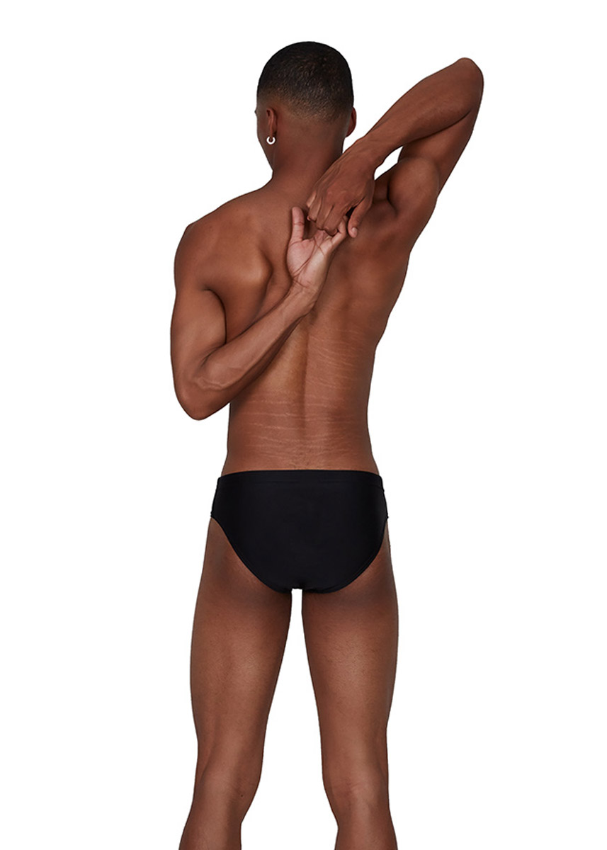 Speedo Men's Tech Placement 7cm Brief - Speedo Black / Pool-brand