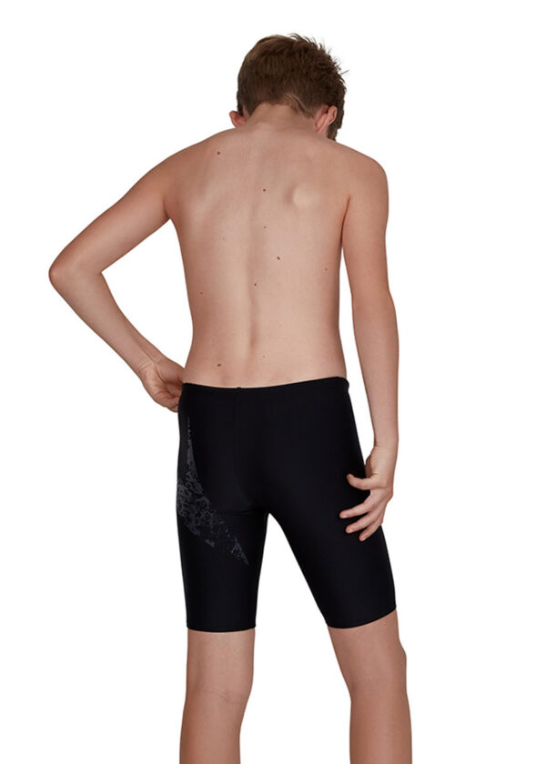 Speedo Boy’s Boomstar Placement Jammer  – Black / Oxid Grey