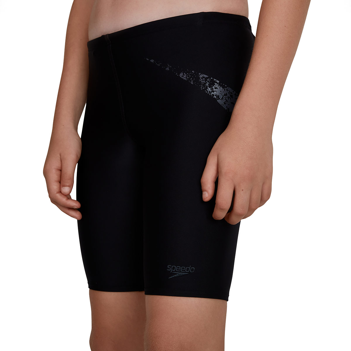 Speedo Boy's Boomstar Placement Jammer - Black / Oxid Grey-537501