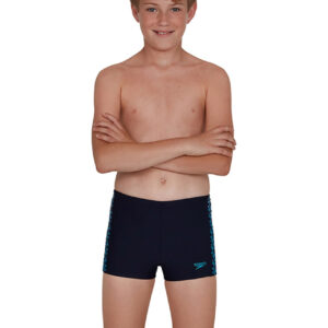 Speedo Boy's Boomstar Splice Aquashort - Navy / Pool-0