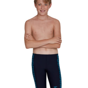 Speedo Boy's Boomstar Splice Jammer - Navy / Pool-0